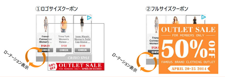 購入特典のアピール